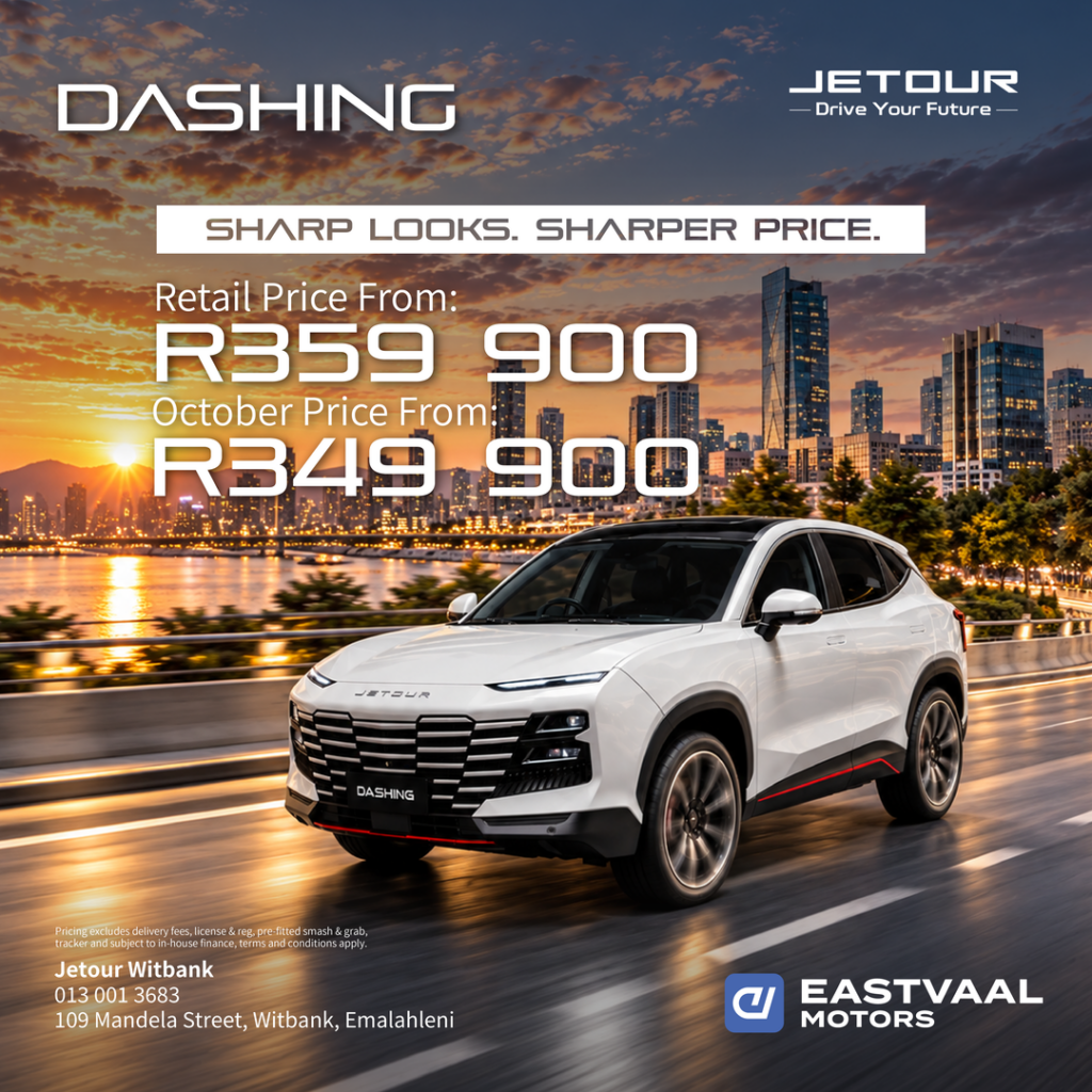 Jetour Dashing from Eastvaal Motors