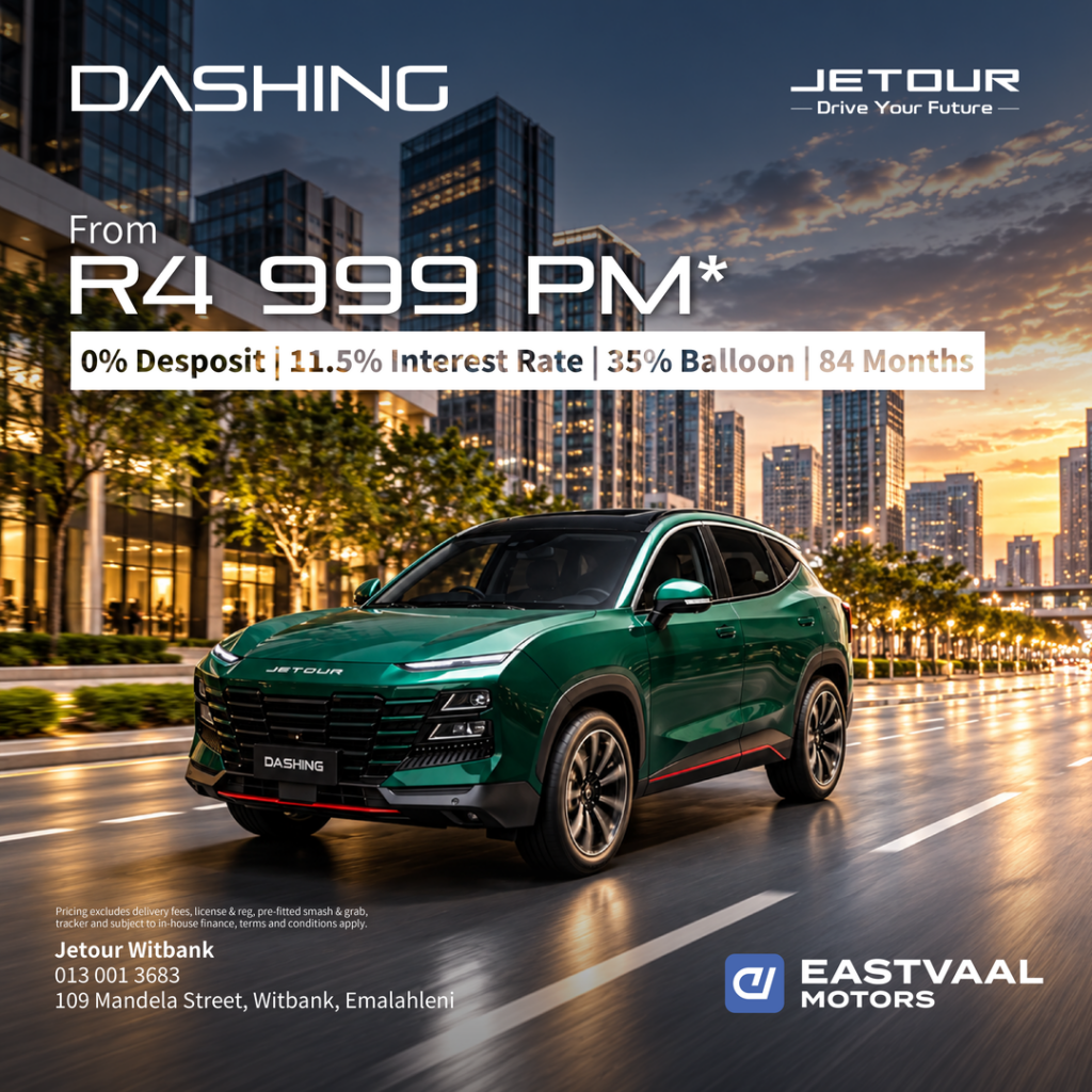 Jetour Dashing from Eastvaal Motors