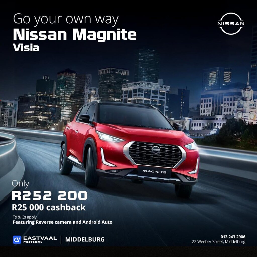 Nissan Magnite Visia from Eastvaal Motors