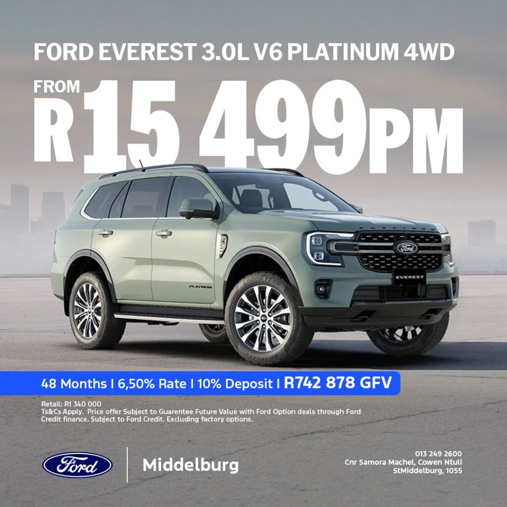 Ford Everest 3.0L V6 platinum 4wd from Eastvaal Motors