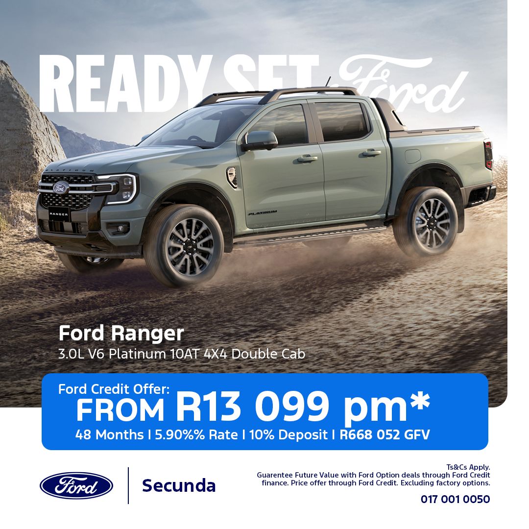 Ford Ranger 3.0L V6 Platinum 10AT 4X4 Double Cab from Eastvaal Secunda Ford