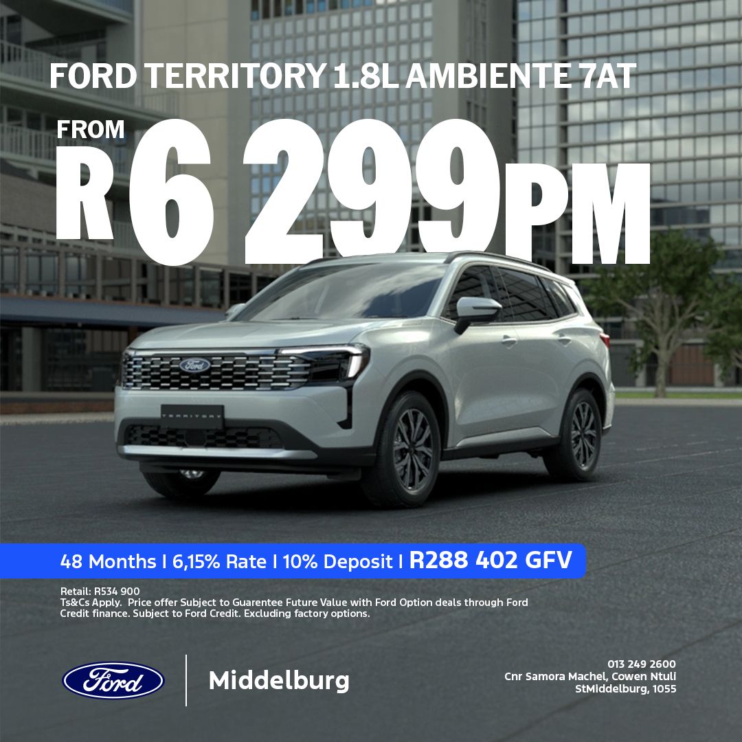 Ford Territory 1.8L ambiente 7AT from Eastvaal Middelburg Ford