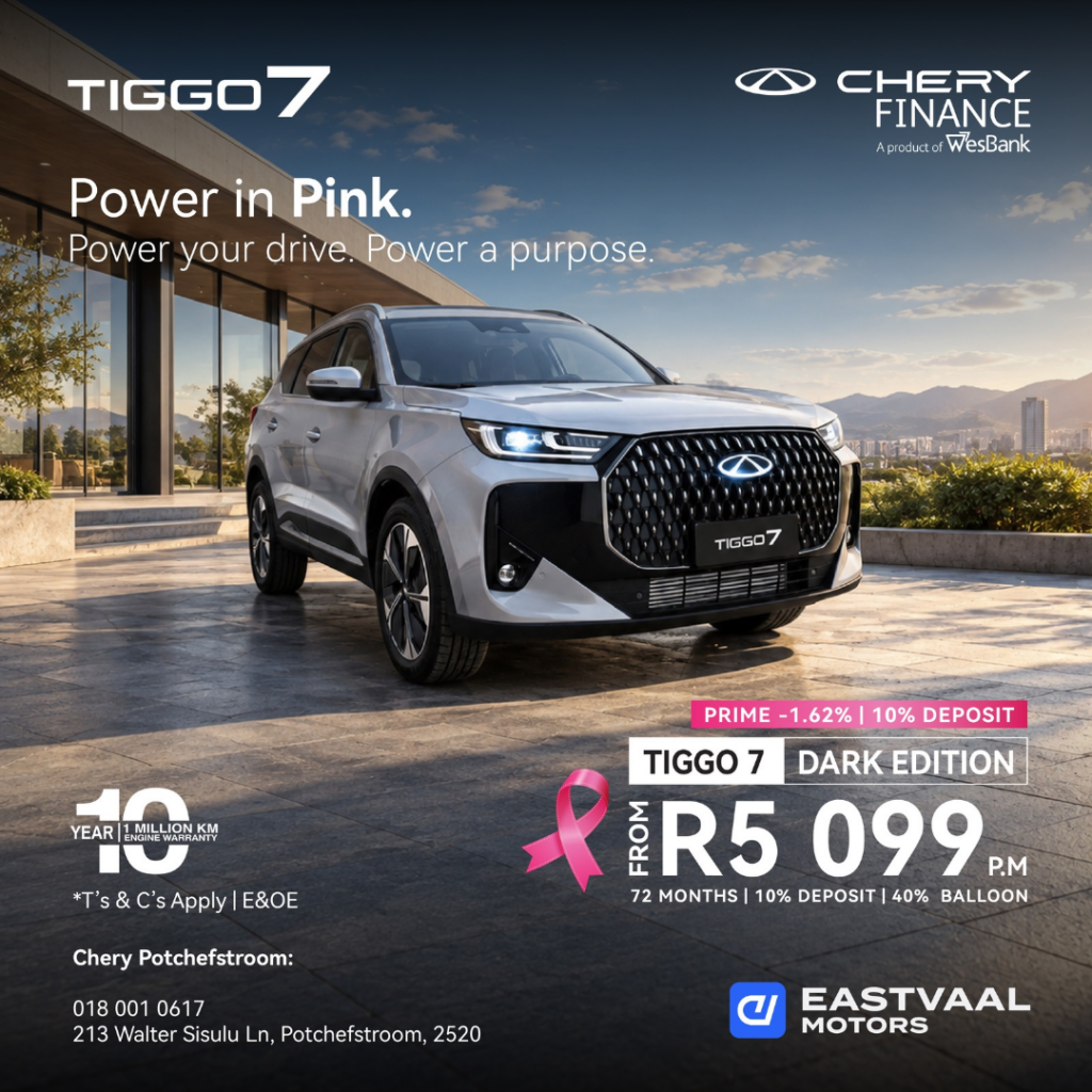 Chery TIGGO 7 Dark Edition from Eastvaal Motors