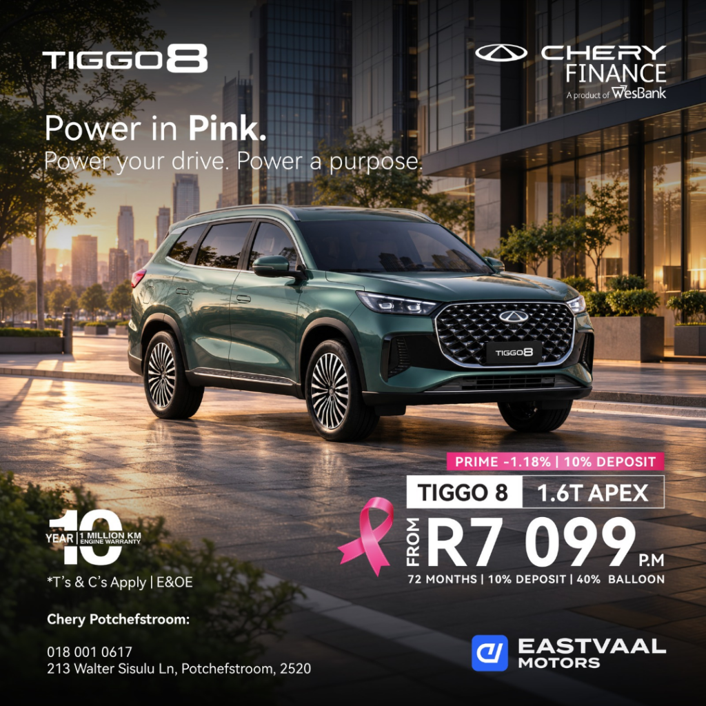 Chery TIGGO 8 1.6T APEX from Eastvaal Motors