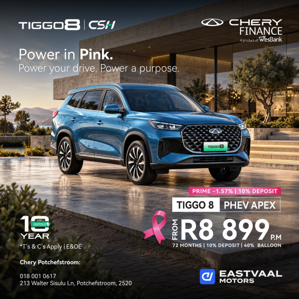 Chery TIGGO 8 PHEV Apex from Eastvaal Motors