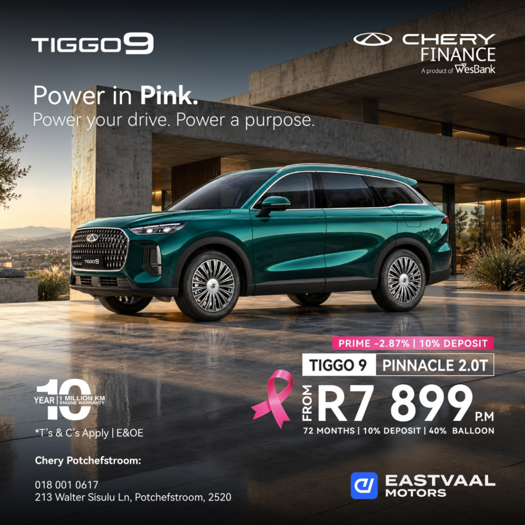Chery TIGGO 9 PINNACLE 2.0T from Eastvaal Motors