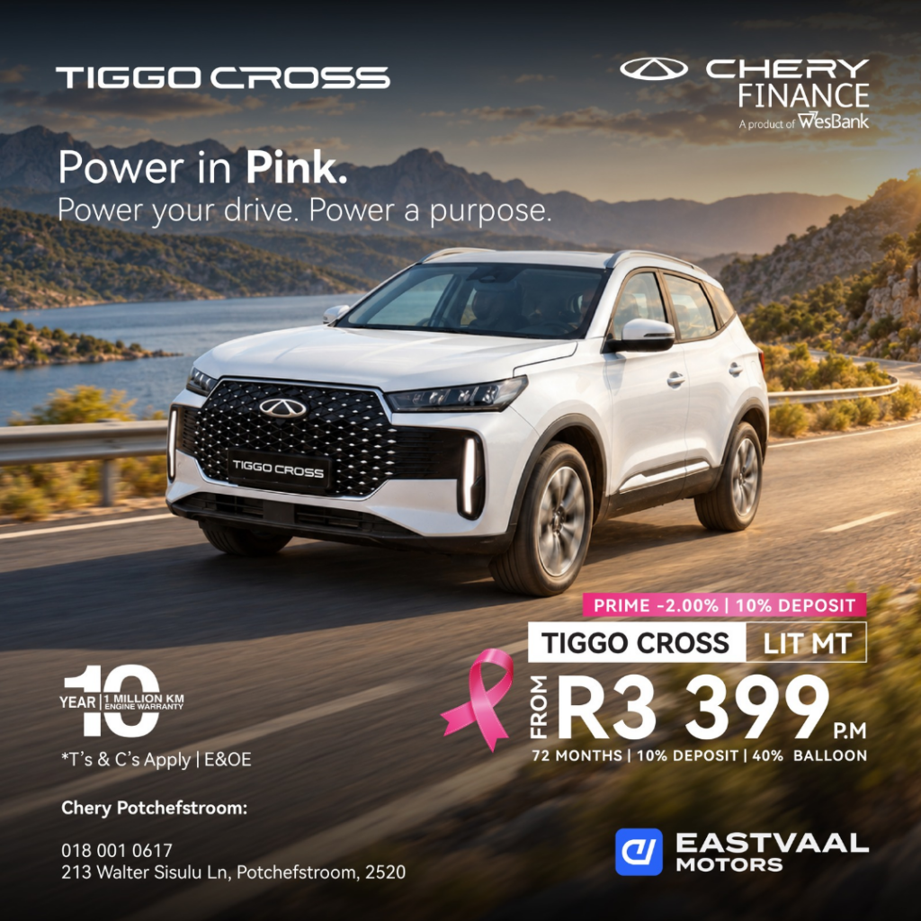 Chery TIGGO Cross LIT M/T from Eastvaal Motors